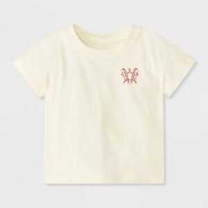 Cat & Jack Cream Tee with Red Graphic